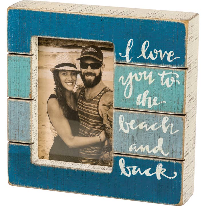 Beach And Back Slat Frame for wholesale by Primitives by Kathy