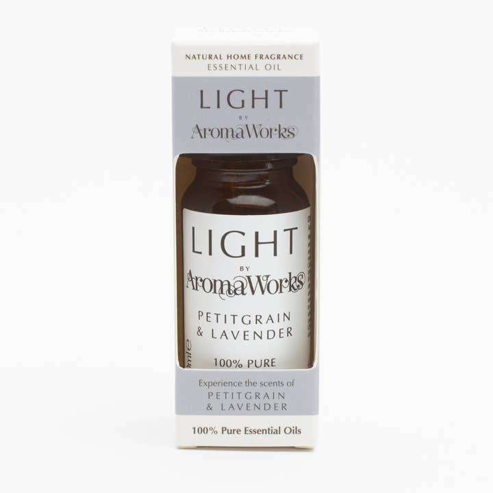 Olio essenziale Light Range Petitgrain & Lavanda 10ml per la vendita all'ingrosso da parte di AromaWorks London