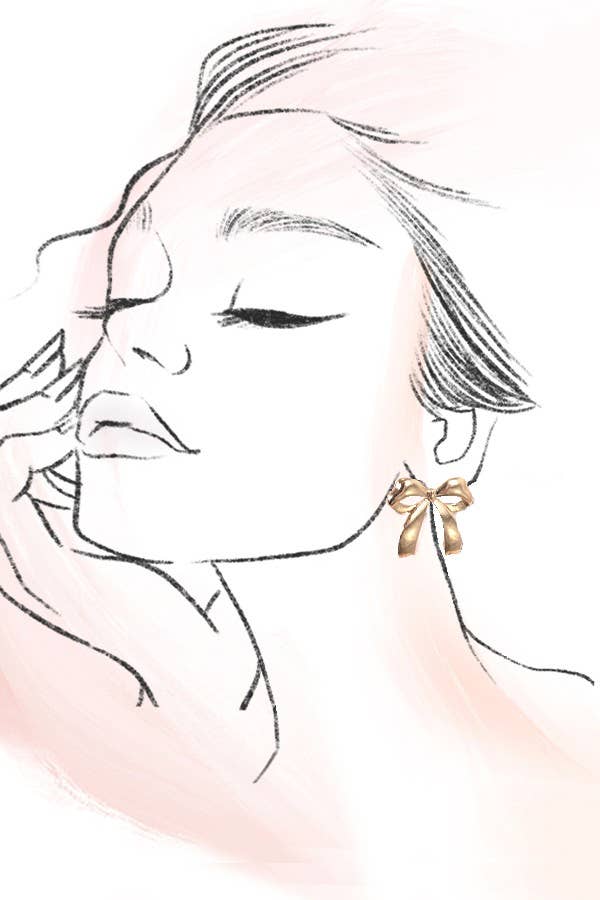 Or BOUCLES D'OREILLES À TIGE EN OR BRILLANT PLEINE GRANDEUR | 31E40052 en vente sur Faire1