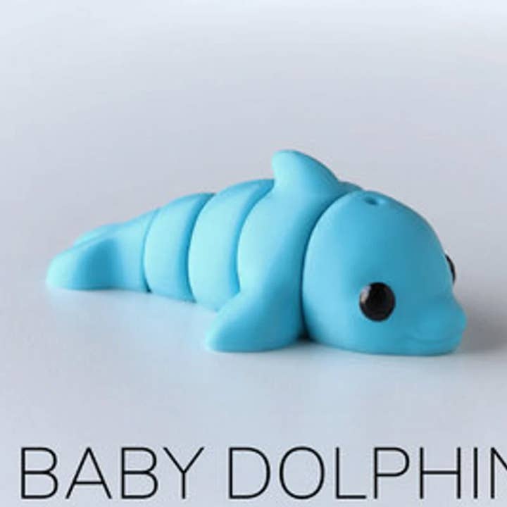 Tiny Baby Dolphin 3D-tryckt leksak, ledad Fidget-leksak för wholesale av Great American Designs