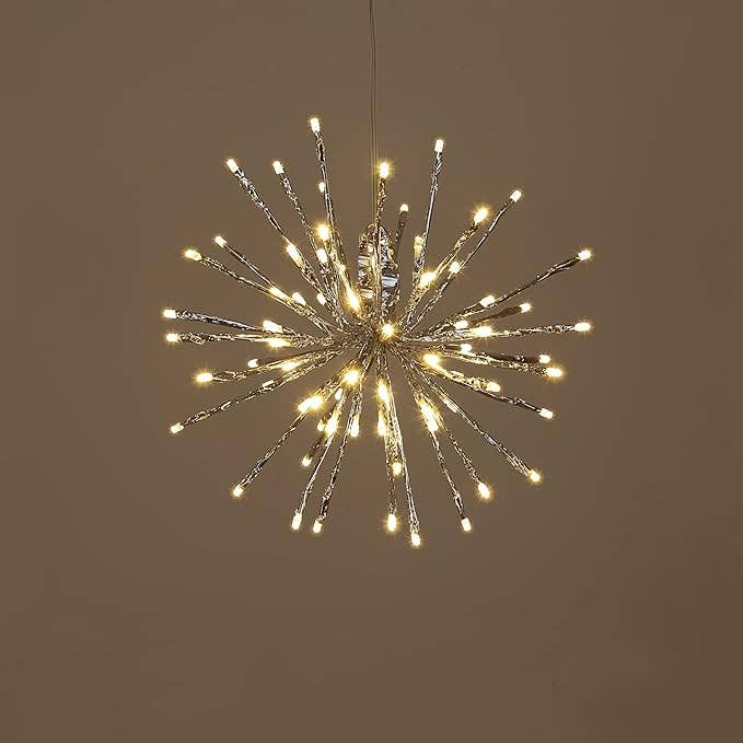 LIGHTSHARE - Wholesale Outdoor/Lawn Light - Starburst Light Lighted Ball LED Firework Lights White Twink43