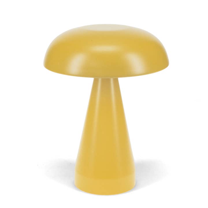 Rex B2B - UK - Vente Lampes d'appoint/de bureau - Lampe de table champignon tactile à intensité variable - Jaune moutarde1