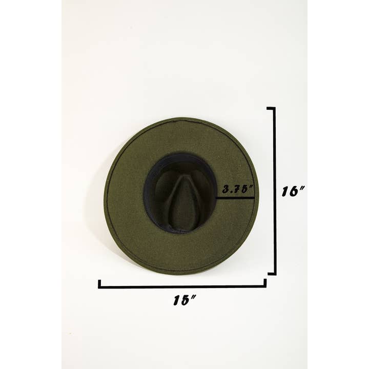 Collections by Fame Accessories - Wholesale Fedora - Women's - Flat Brim Fedora Fashion Hat
