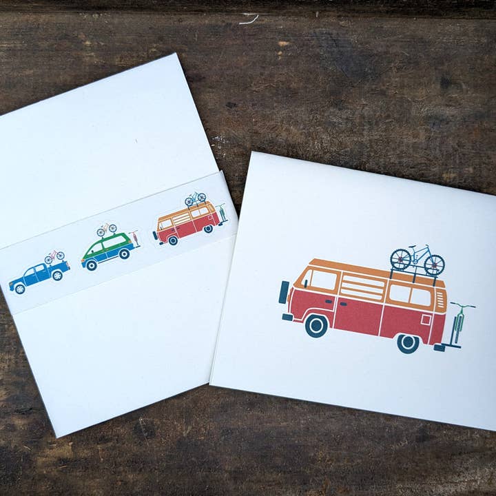 Soijen Illustrations - Wholesale Everyday Greeting Card - Bicicleta | Bike Adventure | Assorted Greeting Card Set6