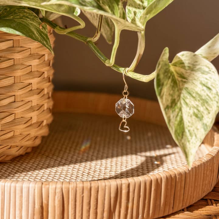Plant Charm | Suncatcher + Heart | Houseplant Vine Jewelry and other Purchase Wholesale suncatcher aufkleber. Free Returns & Net 60 Terms on Faire trending on Faire.