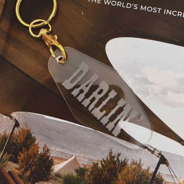 GoneWestDesigns - Wholesale Keychain – Unisex - Darlin' Keychain Western Keychains Western Accessory5