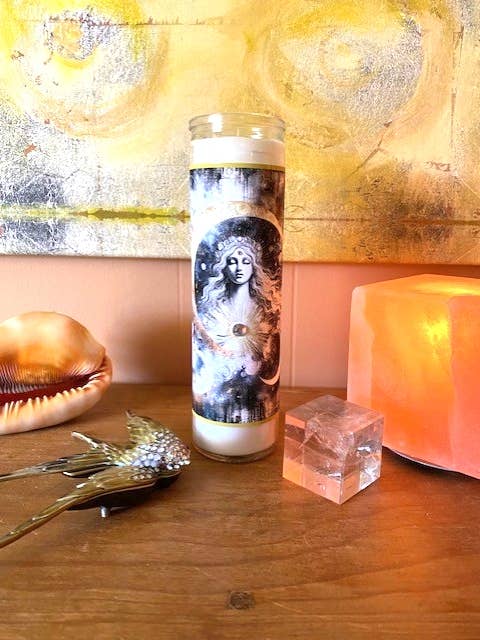 Goddess Luna 7 Day Devotional Candle for wholesale by Tatiana Konstantinov