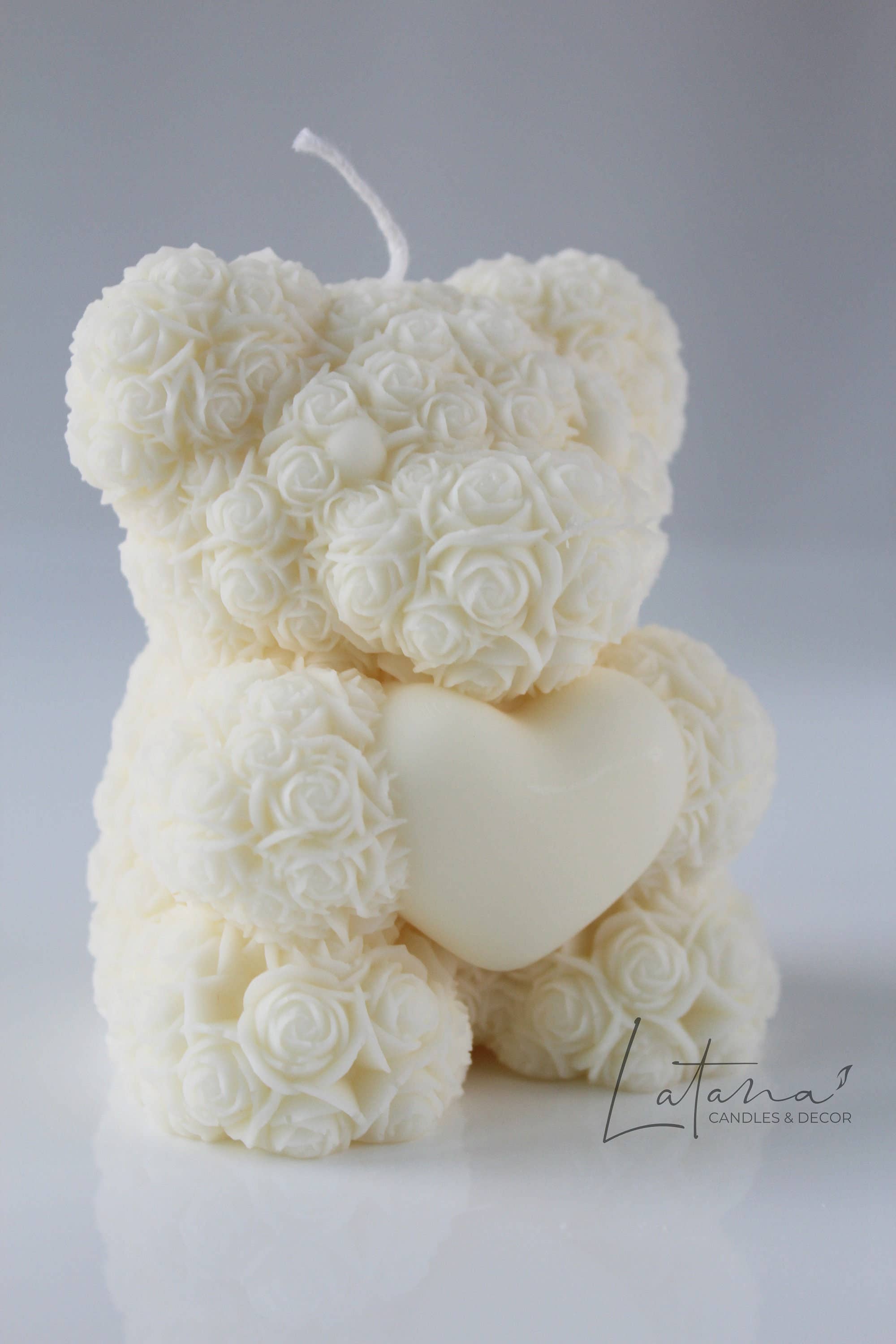 Latana Candles - Wholesale Novelty Candle - Rose Teddy Bear Candle - Sweet Fragrance3