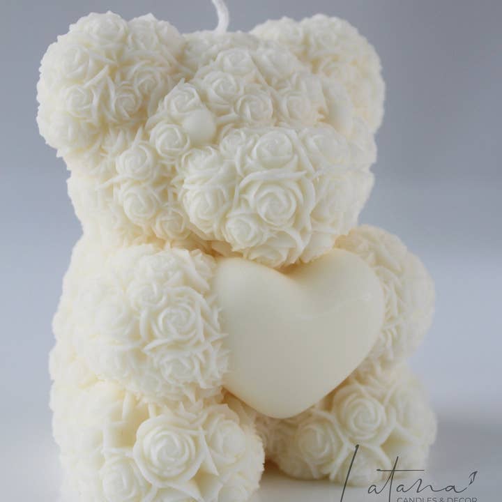 Latana Candles - Wholesale Novelty Candle - Rose Teddy Bear Candle - Sweet Fragrance3