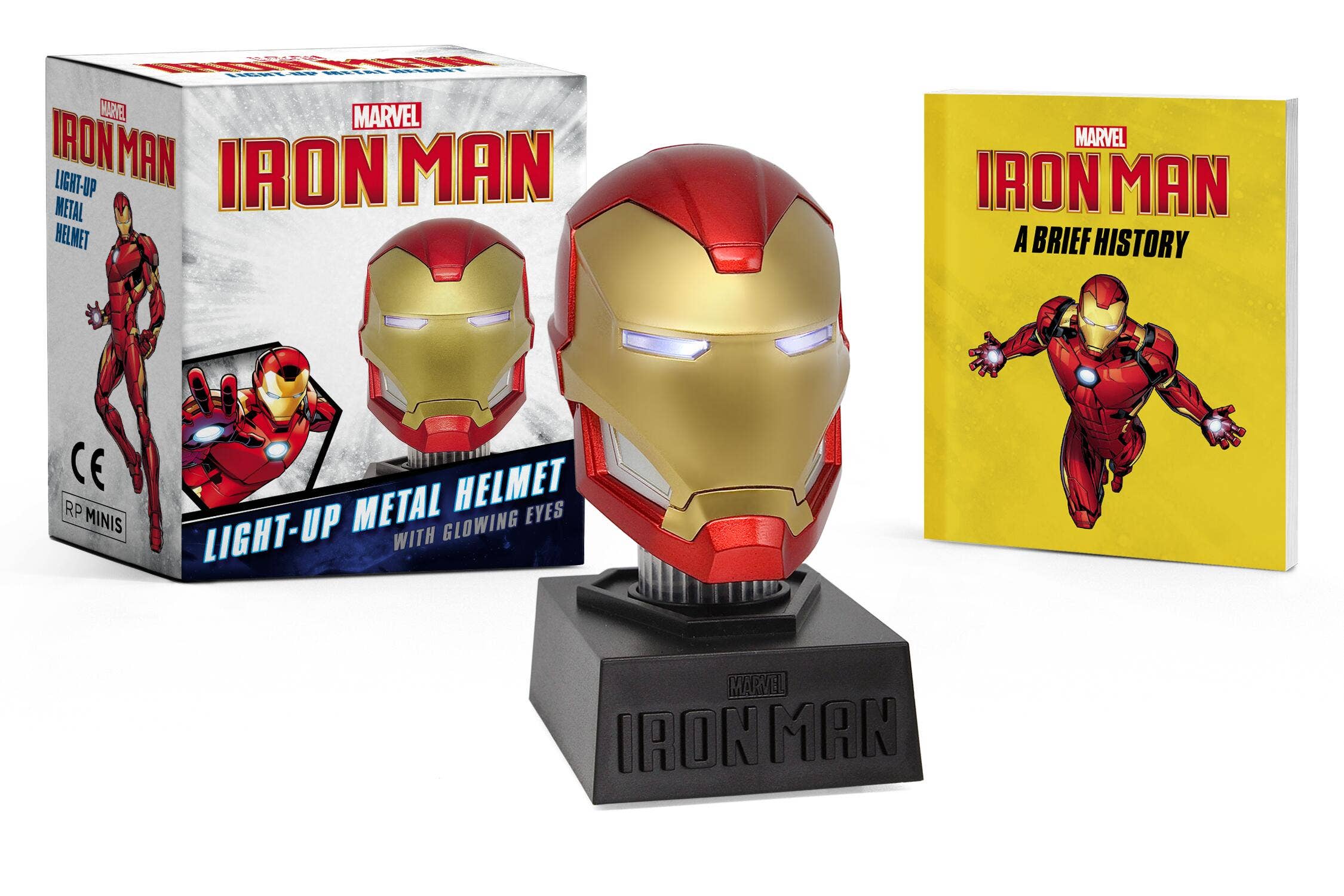 Hachette Book Group - Wholesale Gag Gift/Novelty Gift - Marvel: Iron Man Light-up Helmet: With Glowing Eyes0