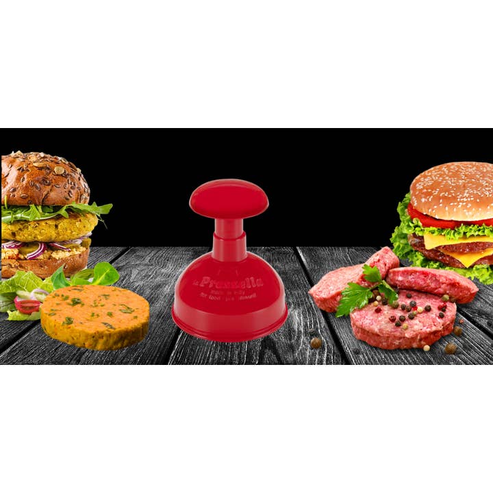Rigamonti Pietro & Figli srl – Großhandel Küchengerät – Art. 170 LA PRESSELLA Hamburgerpresse - ROT8