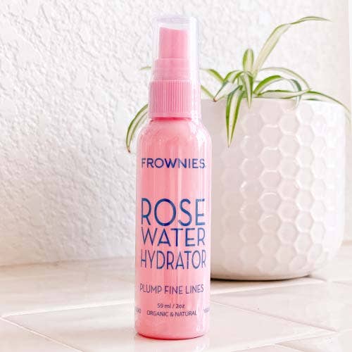 Frownies - Wholesale Face & Body Mist/Water - Rose Water Hydrator Spray (2 oz)