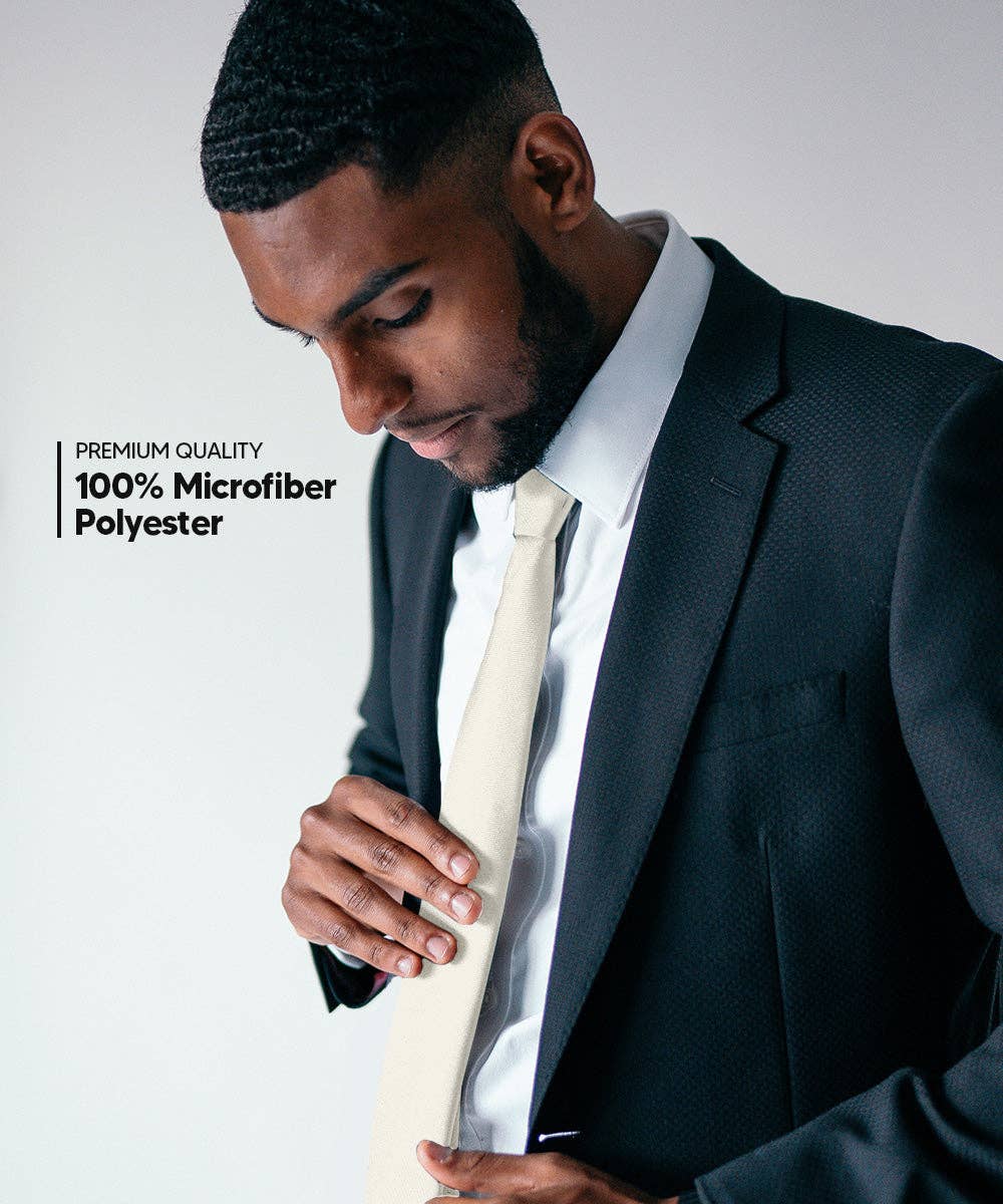 Dubal Brothers - Vente Cravate – homme - Cravate fine unie (4 paquets) par Vittorio Farina23