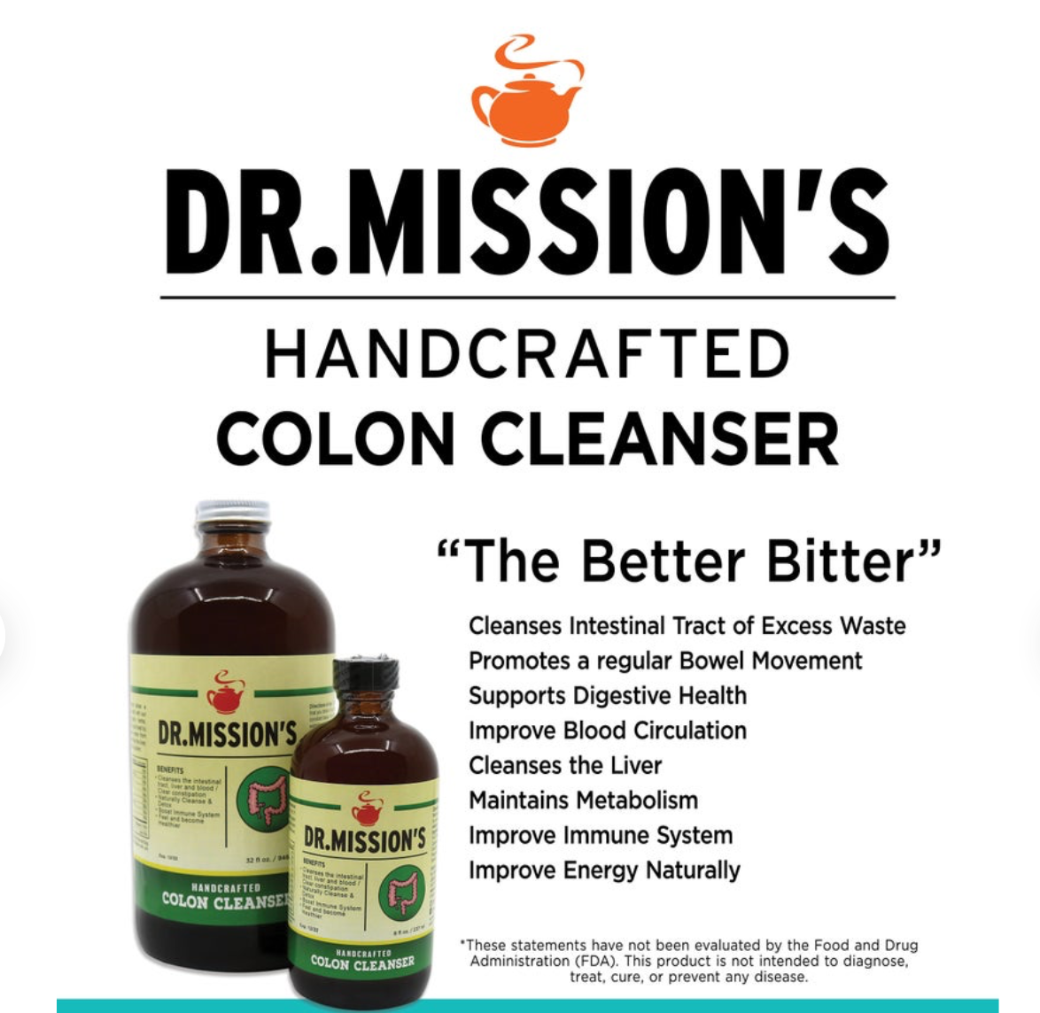 Life Gardening Tools - Venta al por mayor Suplementos/vitaminas para beber - Limpiador de Colon Dr. Mission 32oz5