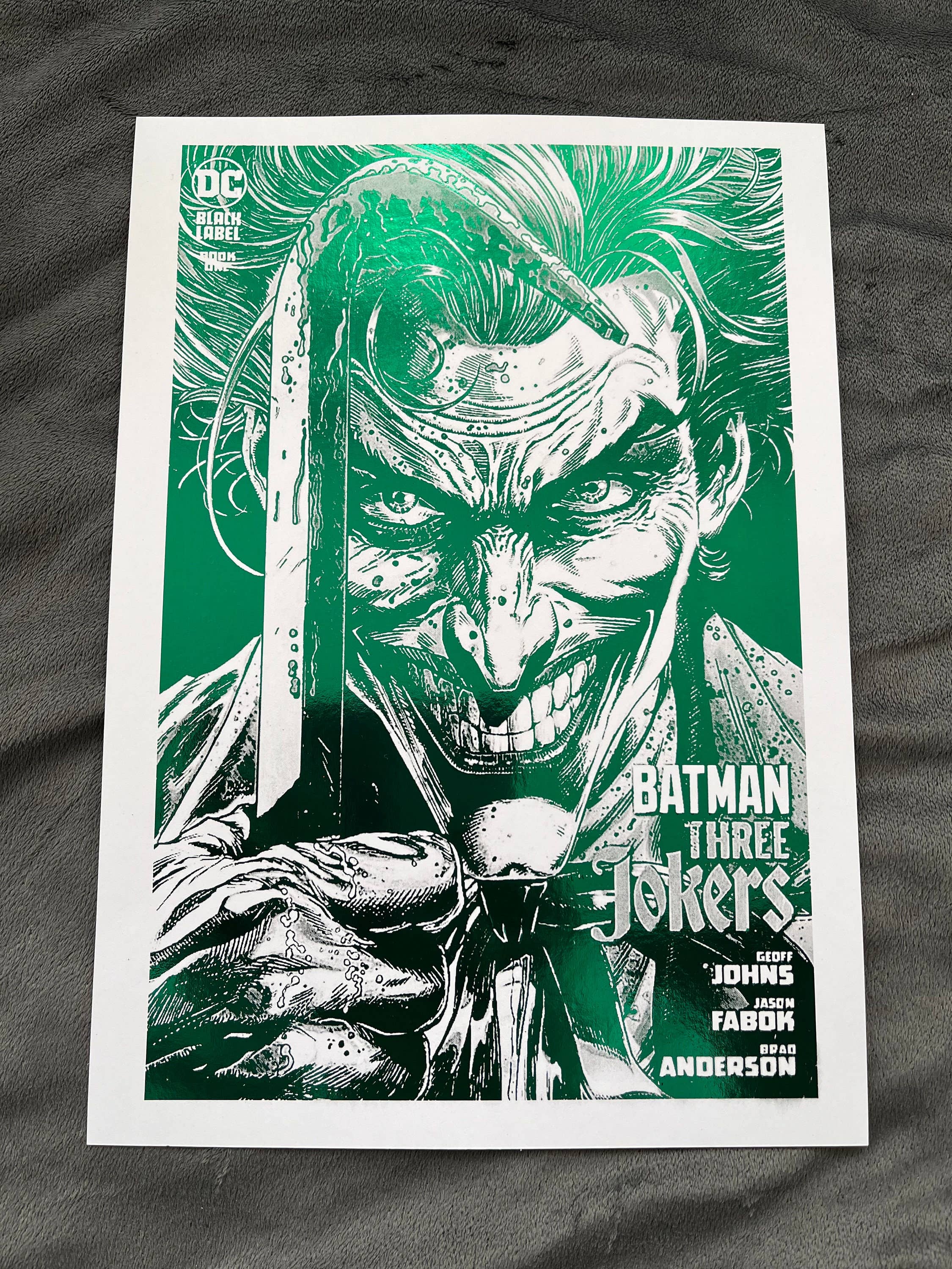 Billies Inks - Wholesale Art Print - Joker Foil Print4