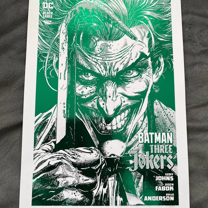Billies Inks - Wholesale Art Print - Joker Foil Print4