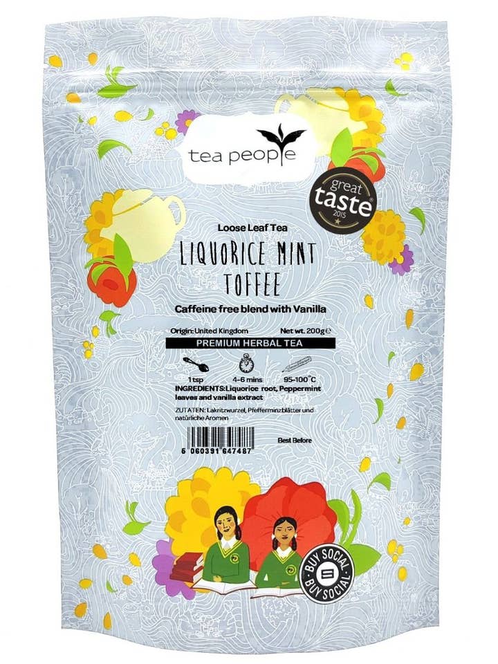 Liquorice Mint Toffee - 200g Refill Pack for wholesale by Tea People