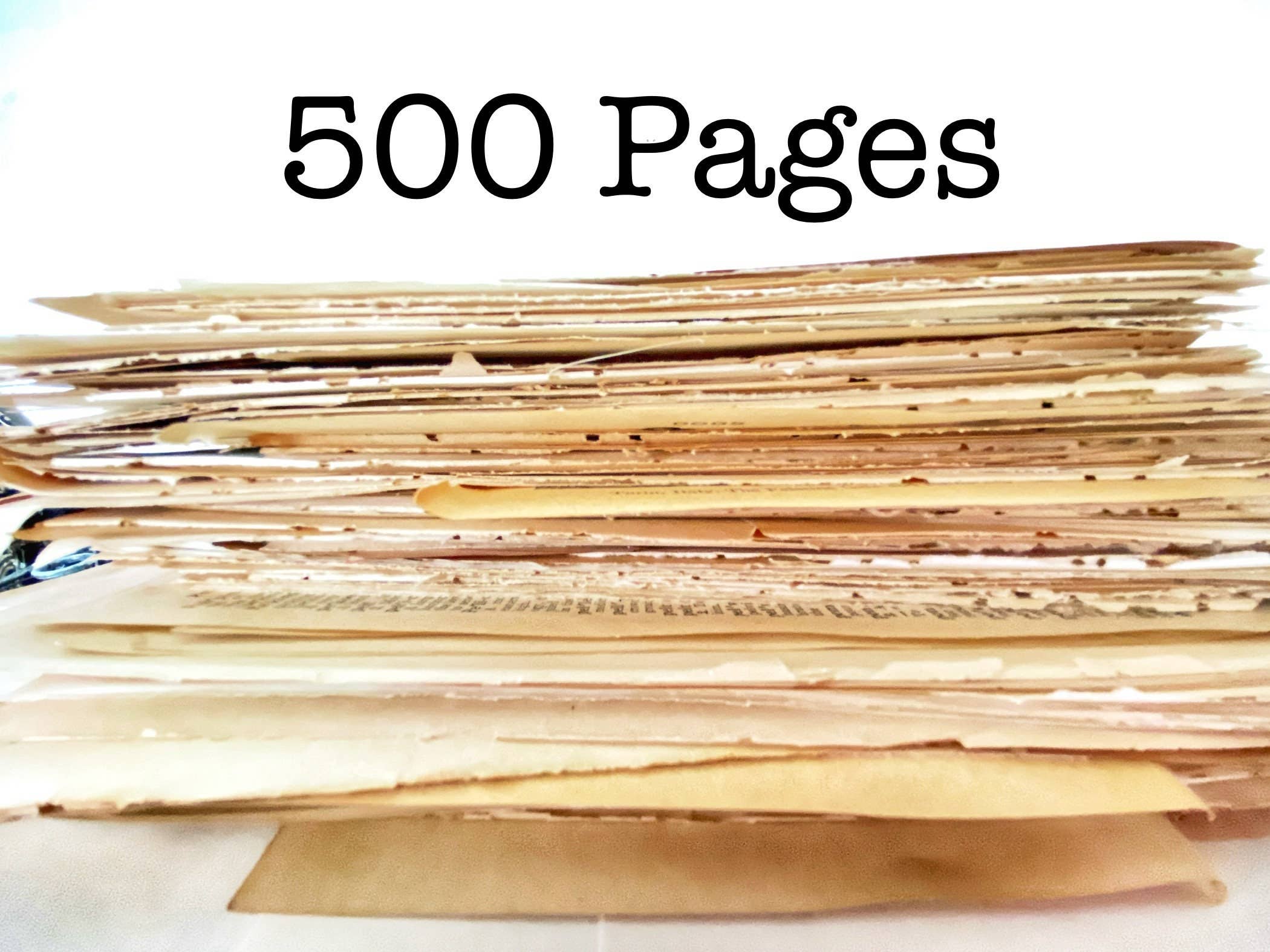 Moonbeam Mercantile – wholesale Scrapbook – Vintage Dictionary & Encyclopedia Page Bundle for Collage6