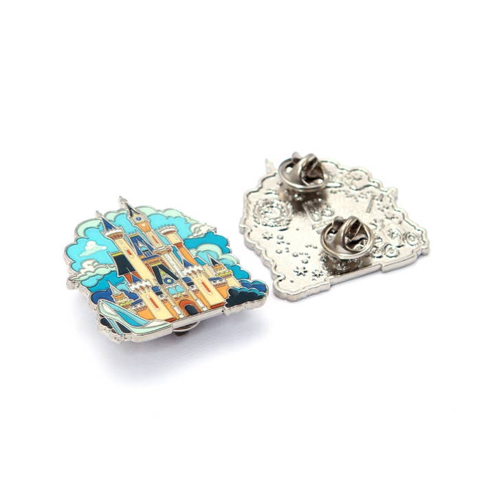 Awesome Pattern Studio - Wholesale Lapel pin/button - Enamel Pin - Cinderella Castle. Badge, Lapel Pin2