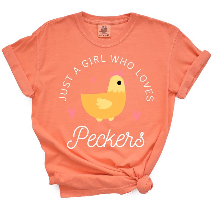 tcbco - Wholesale Screen Printed T-Shirt - Women's - Just A Girl Who Loves Peckers TShirt2
