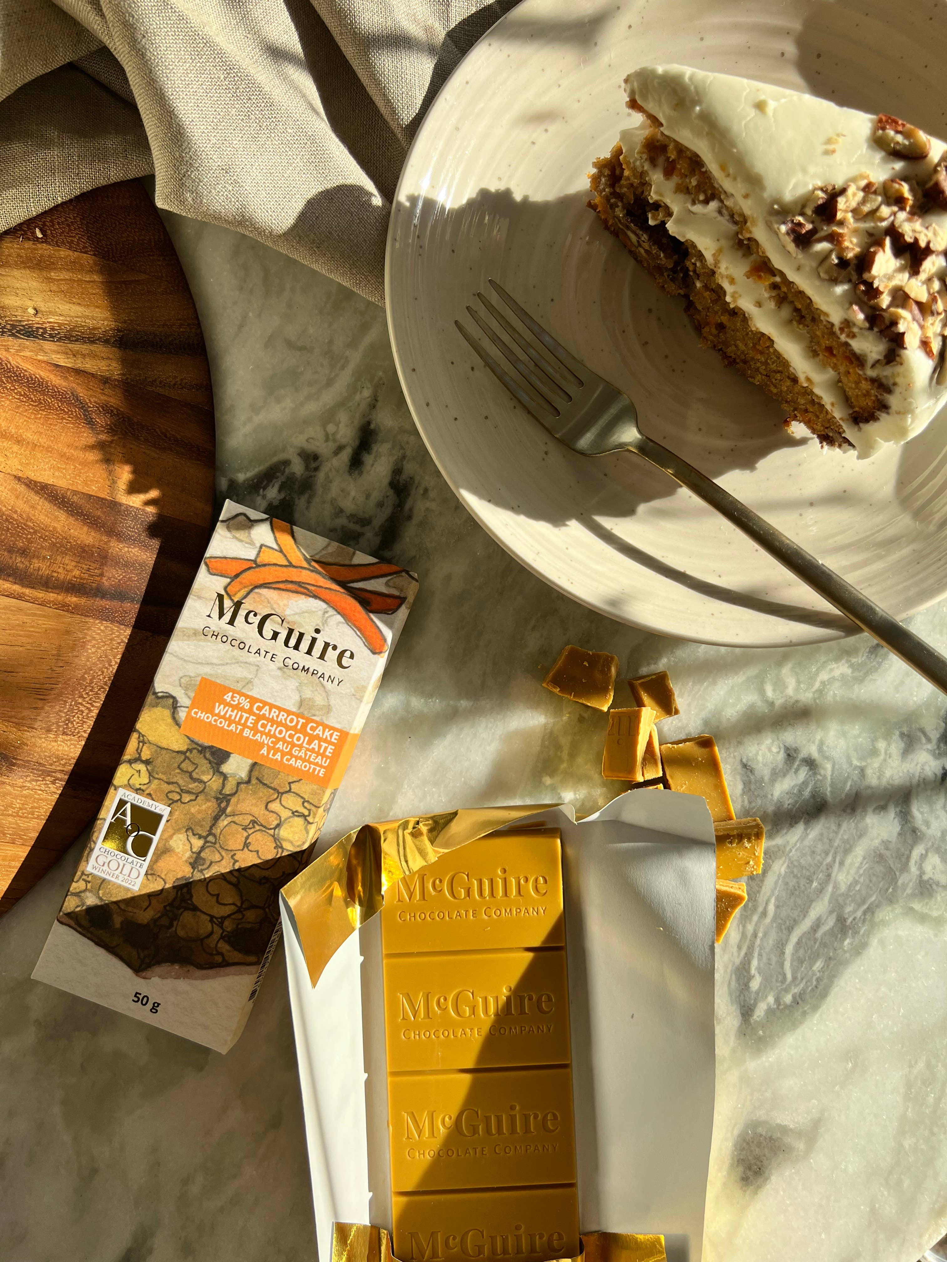 McGuire Chocolate Company – wholesale Chocolate bar – Carrot Cake2