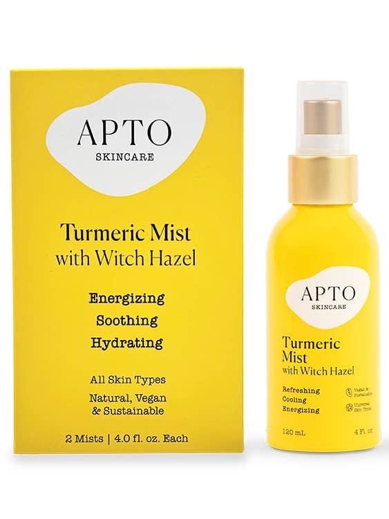 2-pak gurkemeje & troldnød genoplivende lysnende spray for engroshandel hos Apto Skincare