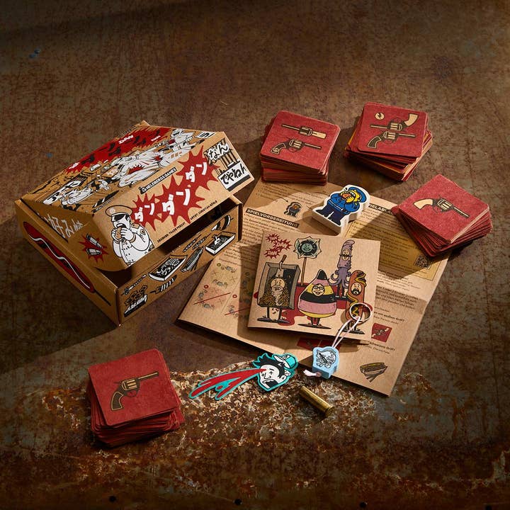 Heldbergs Games - Wholesale Card Game - card reaction game DAN DAN DAN - analog shooting game