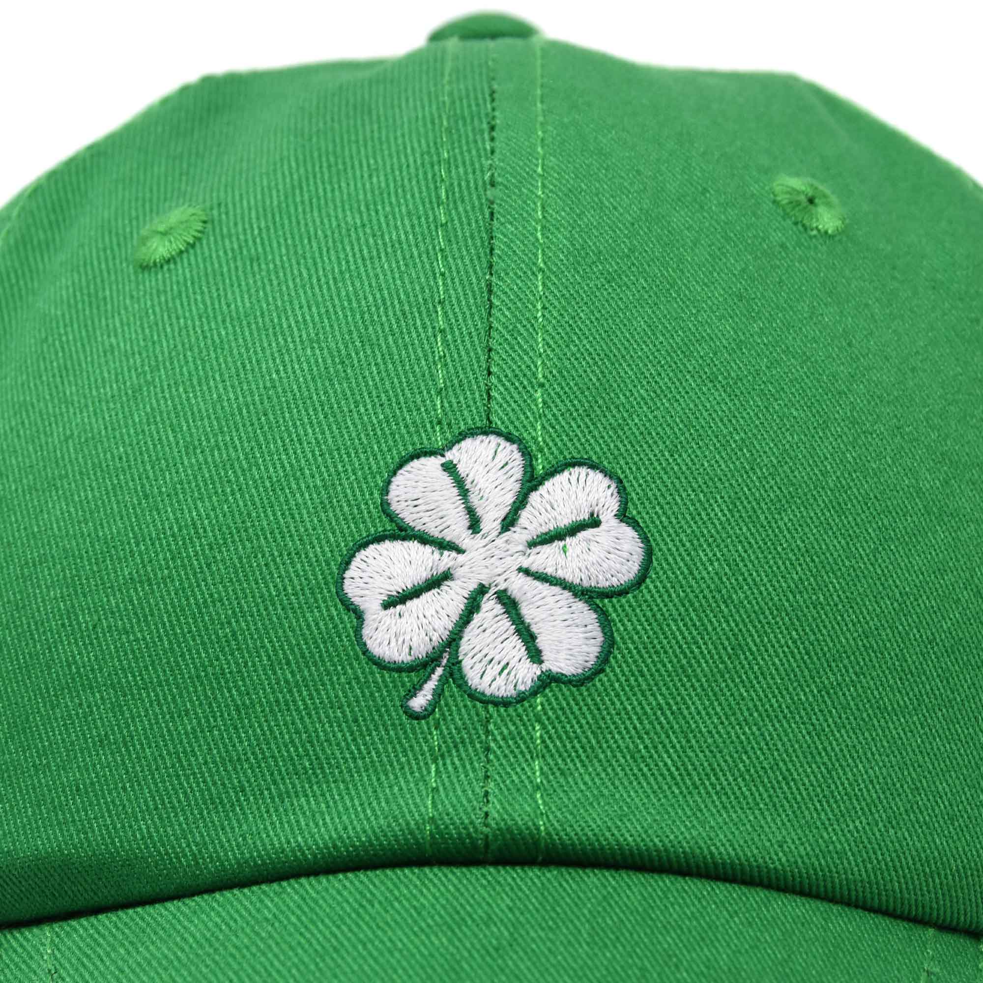 Dalix – wholesale Baseballkeps - Dam – Dalix Four Leaf Clover Hat Bollkeps St. Pattys Day Bomull27