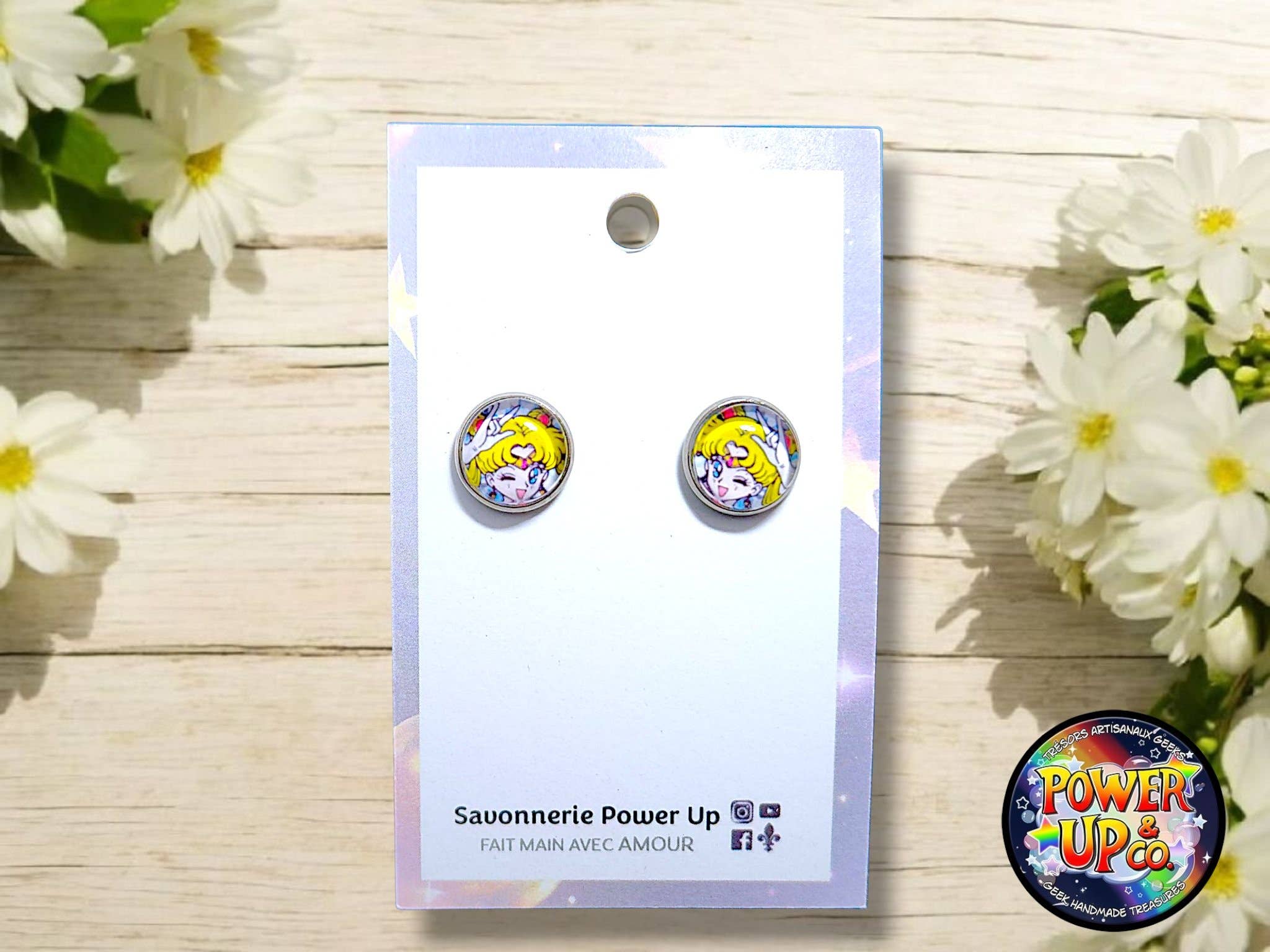 Power Up & Co. - Wholesale Stud/Post Earrings - Sailor Moon | Earrings1