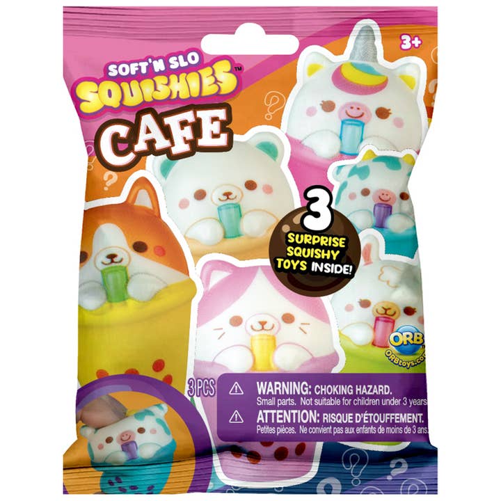 Orb Toys - Wholesale Squishy Toy - Kids & Baby - Soft’n Slo Squishies™ Cafe Blind Bags1