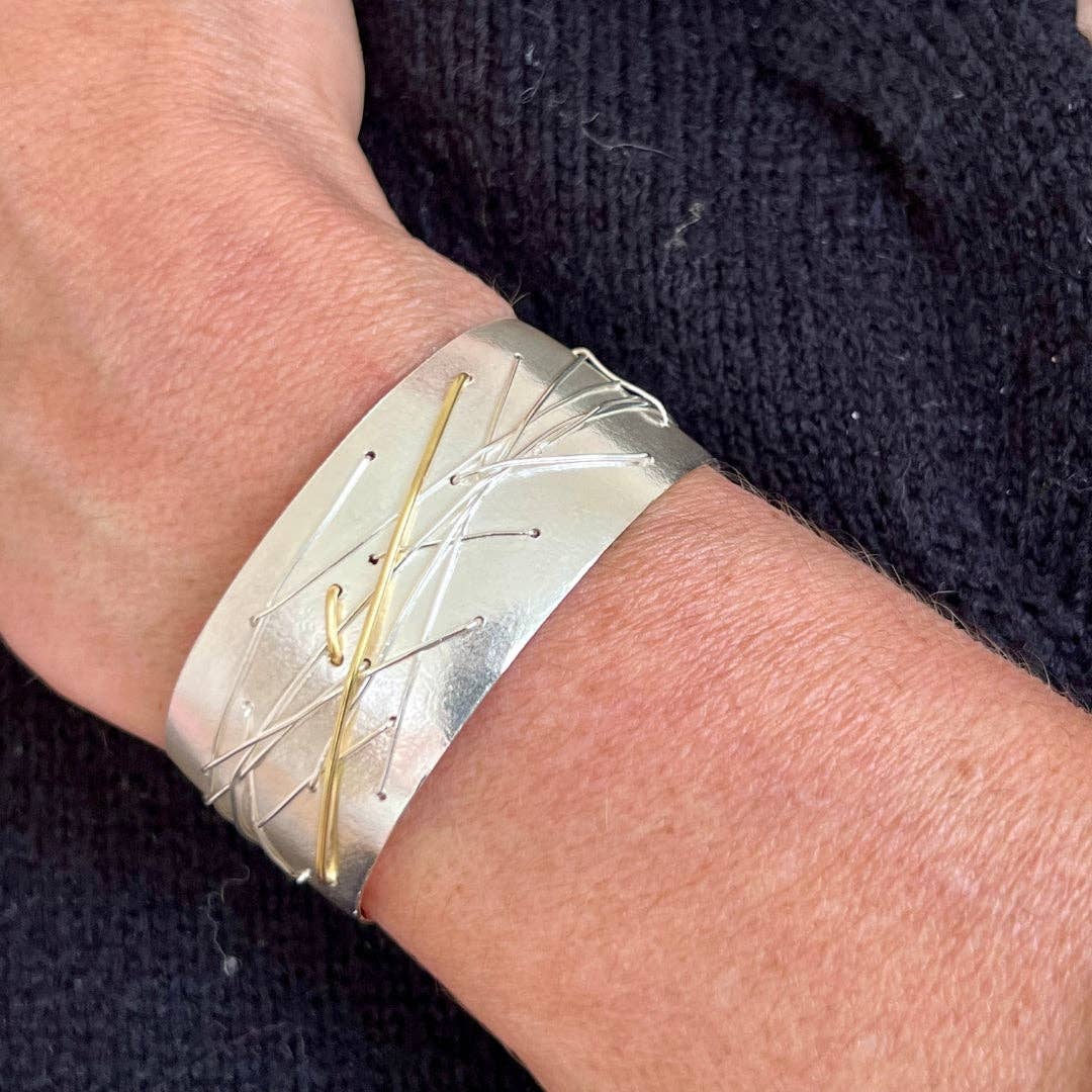 Suzanne Schwartz Jewelry - Wholesale Cuff Bracelet - Criss Cross Cuff4