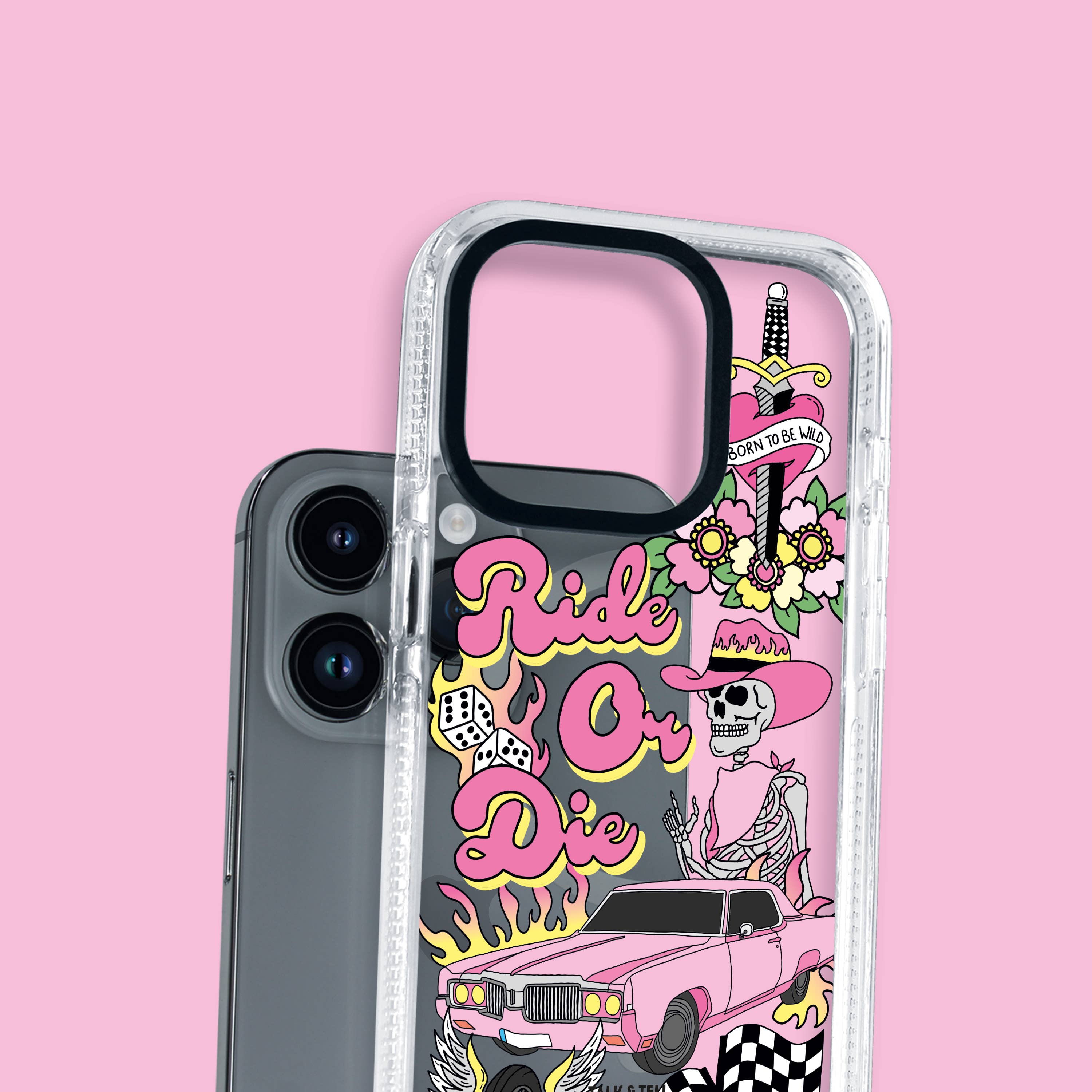 Talk and Tell – wholesale Phone case – Unisex – Ride or Die iPhone Case3