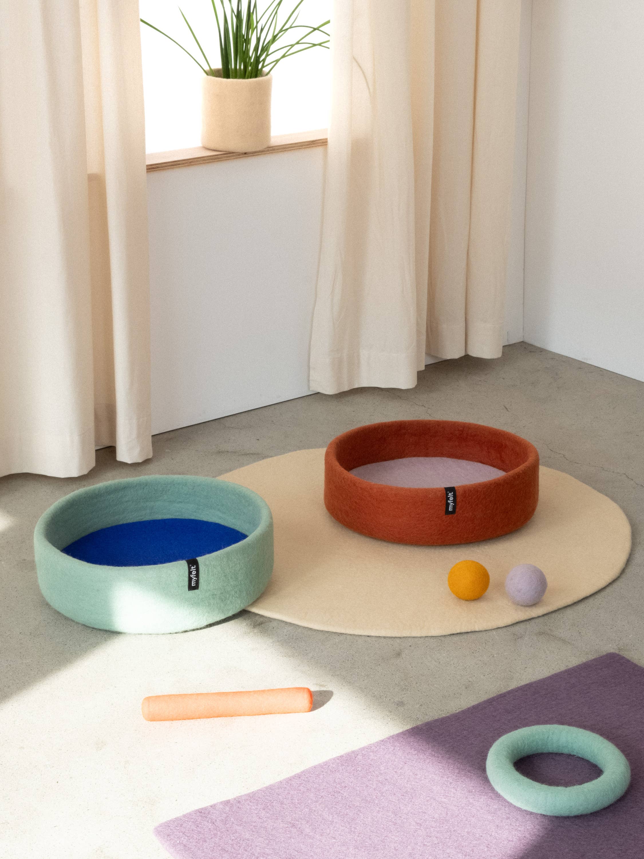 myfelt - Wholesale Pet Bed - Cat/Dog - Fine cat basket - Inlay brown5