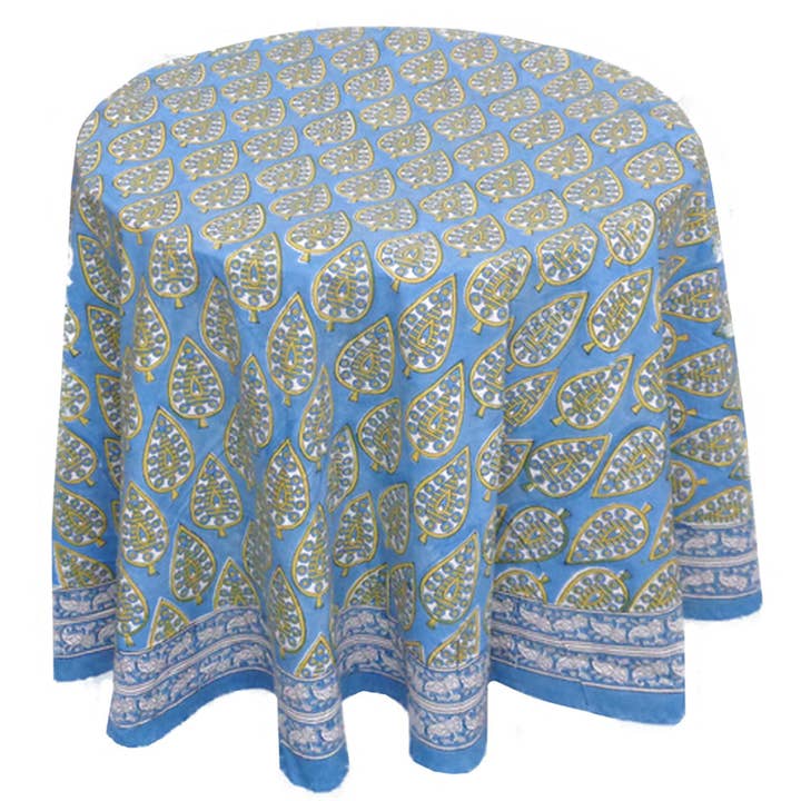 Nappe en forme de feuille bleue pour la vente par Pretty Homestyle