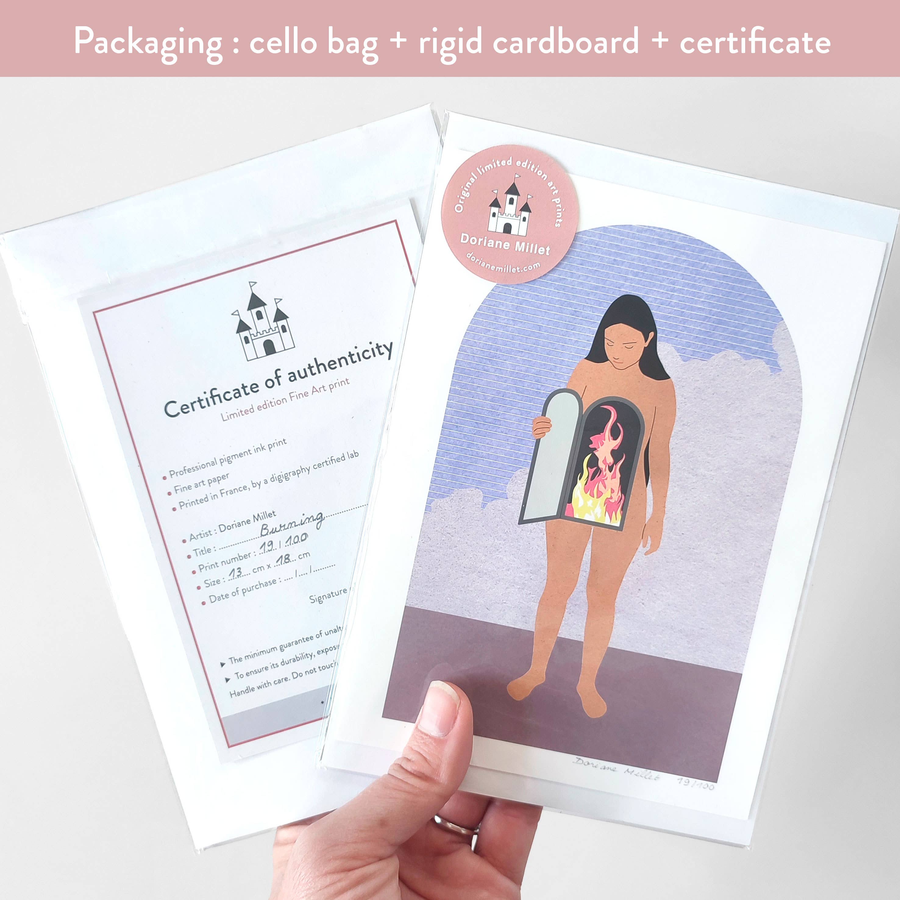 Doriane Millet - Wholesale Art Print - See me in you | Fine Art Print 13x18 cm | Limited Edition3