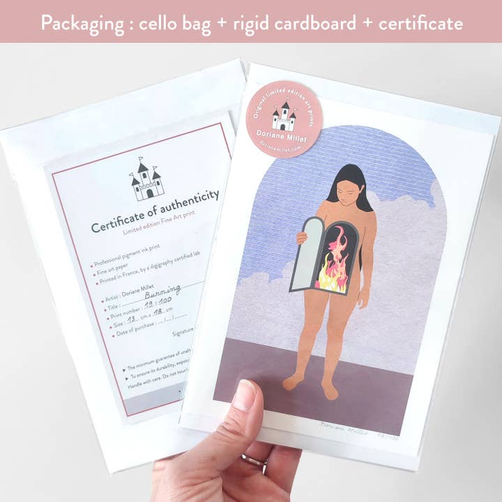 Doriane Millet - Wholesale Art Print - See me in you | Fine Art Print 13x18 cm | Limited Edition3