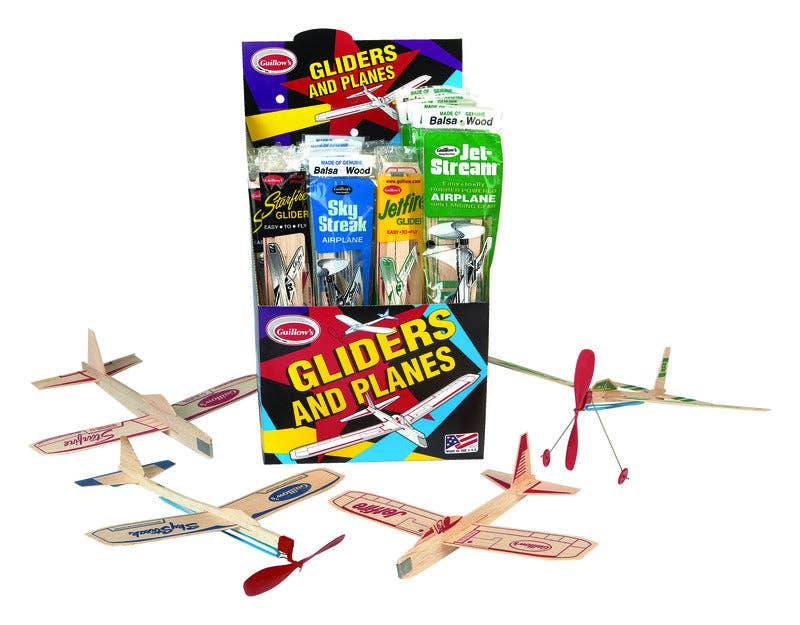 Everyday Supply Co - Wholesale Toy Plane - Kids - Paul Guillow Balsa Wood Glider Plane - Multi-Colored0