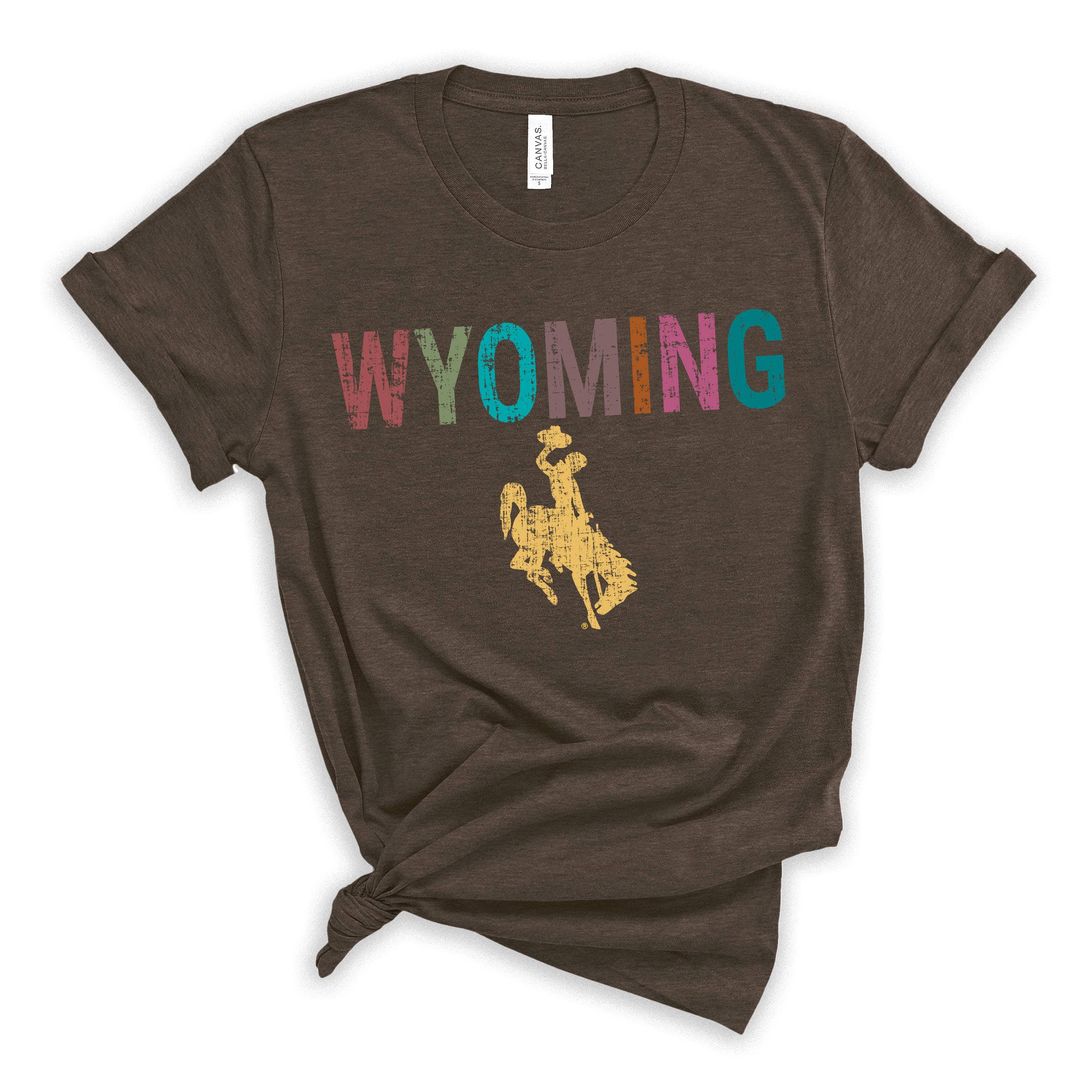 This Joyful Home - Wholesale T-Shirt (Graphic) - Women's - Distressed Wyoming T-Shirt4