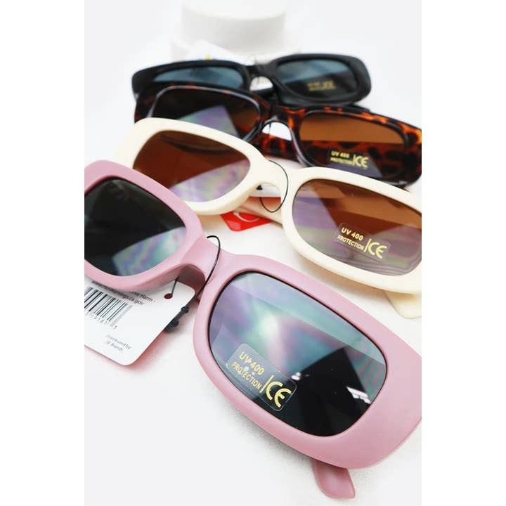 MIX COLOR Slim Classic Rectangular Vintage Fashion Shades for wholesale on Faire3