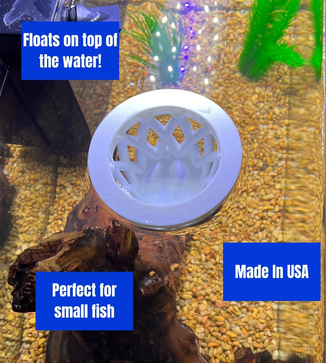 Chatelet - Wholesale Pet Bowl - Cat/Dog - Chatelet Aquarium Fish Feeding Cage | Small Fish Feed Cage | Floats at Surface & Keeps Larger Fish Out | Made in USA17