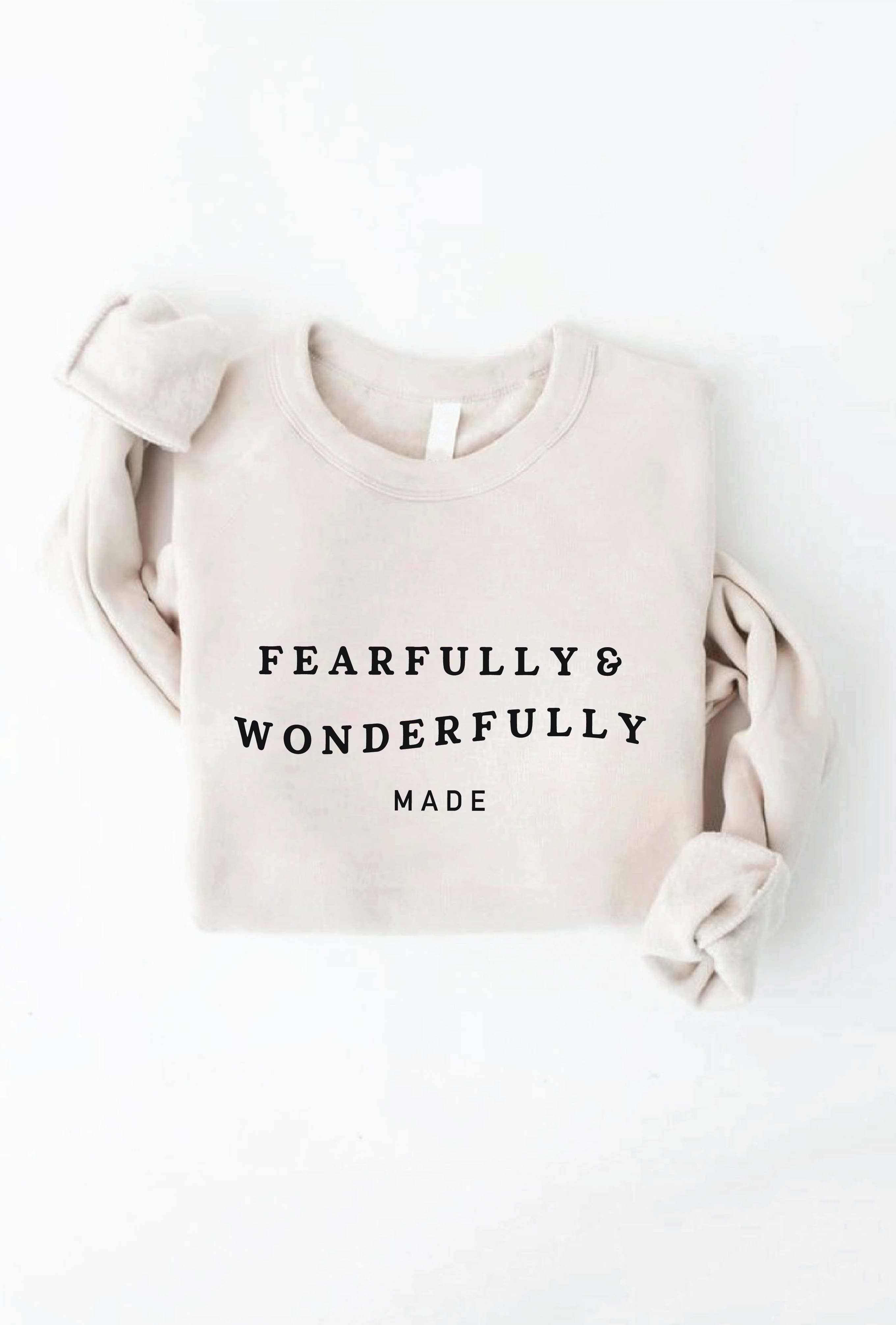 OAT COLLECTIVE - Wholesale Graphic Sweatshirt - Women's - FEARFULLY AND WONDERFULLY MADE Sweatshirt8