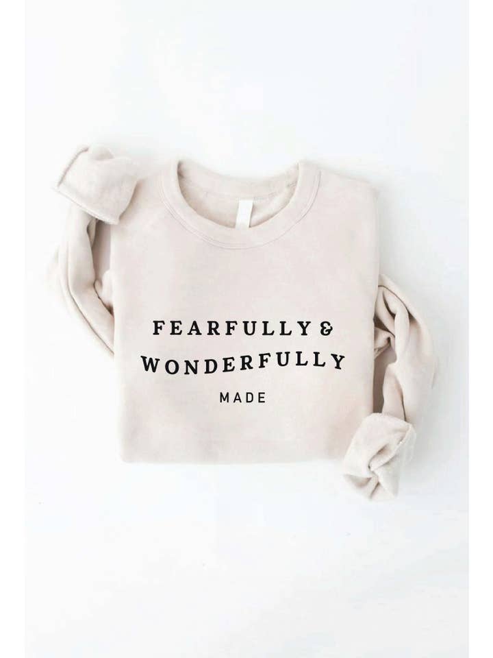 OAT COLLECTIVE - Wholesale Graphic Sweatshirt - Women's - FEARFULLY AND WONDERFULLY MADE Sweatshirt8