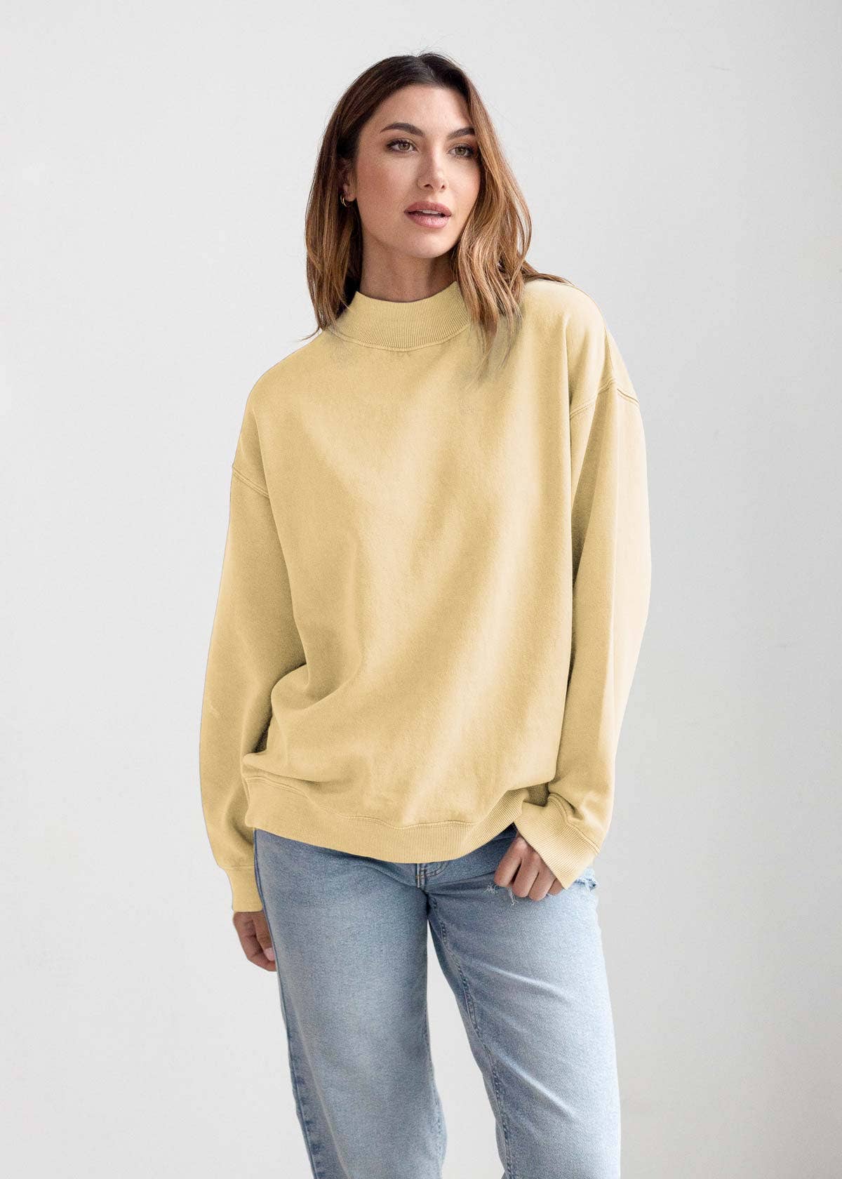 chicka-d - Wholesale Sweatshirt - Women's - Nantucket Mock-Neck, All Colors12