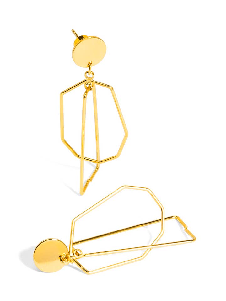 Geometric Drop Earring for wholesale by rho