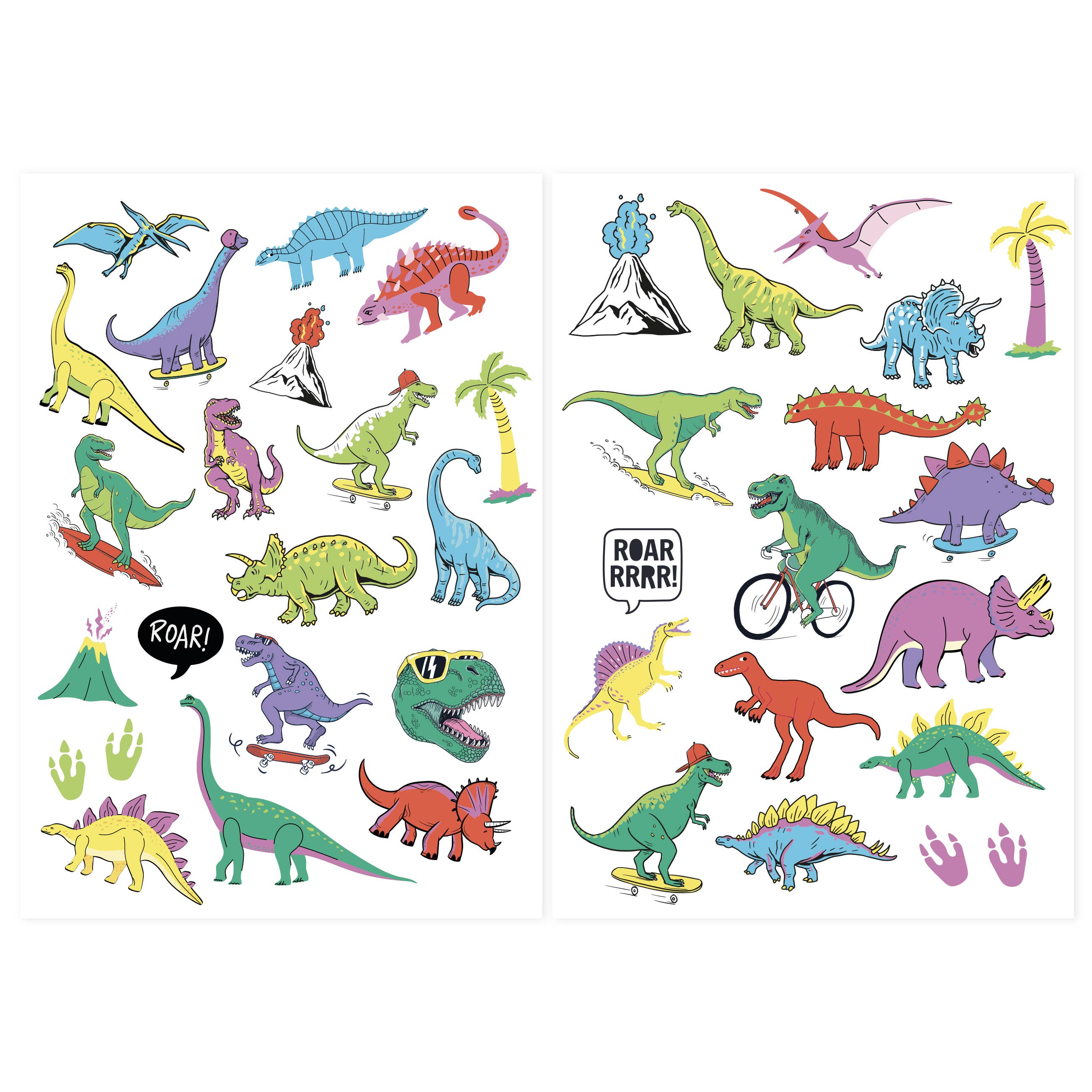 La Petite Épicerie - Wholesale Temporary Tattoo - Kids - Tattoo Pouch - Dino Crush1