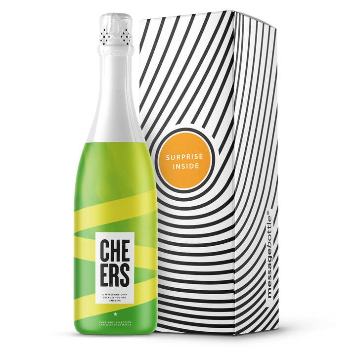 MessageBottle - Cheers Cava voor wholesale door MessageBottle
