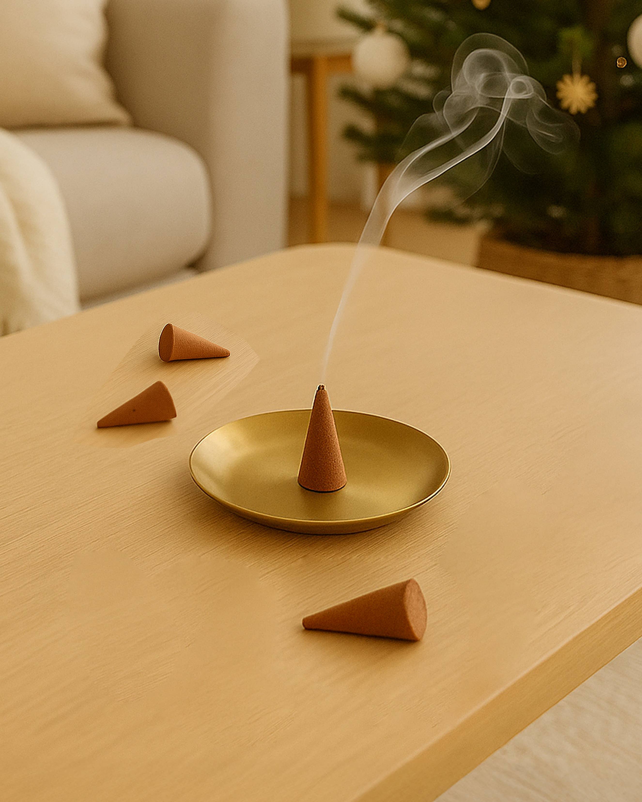 Fais – wholesale Incense – Christmas Warm Spice Incense Cones – Set of 16 Eco Pack2