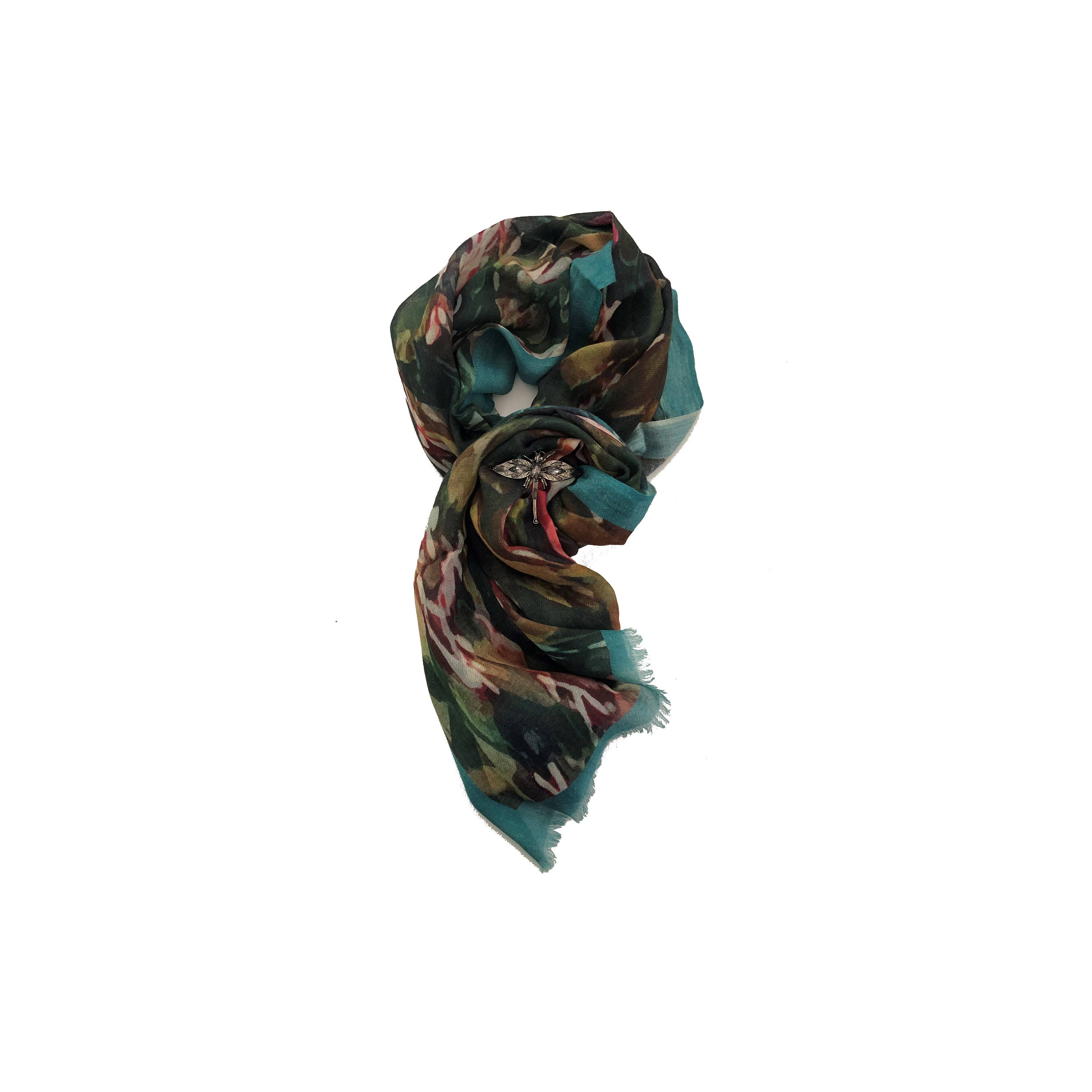 Sara Anderson – wholesale Scarf – Women's – Burano Jasmine Silk-Cashmere Scarf3