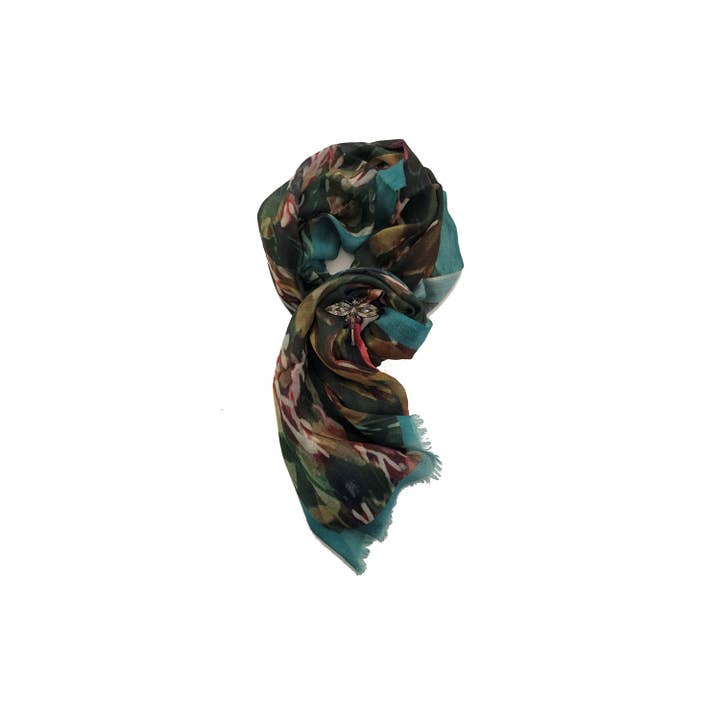 Sara Anderson – wholesale Scarf – Women's – Burano Jasmine Silk-Cashmere Scarf3