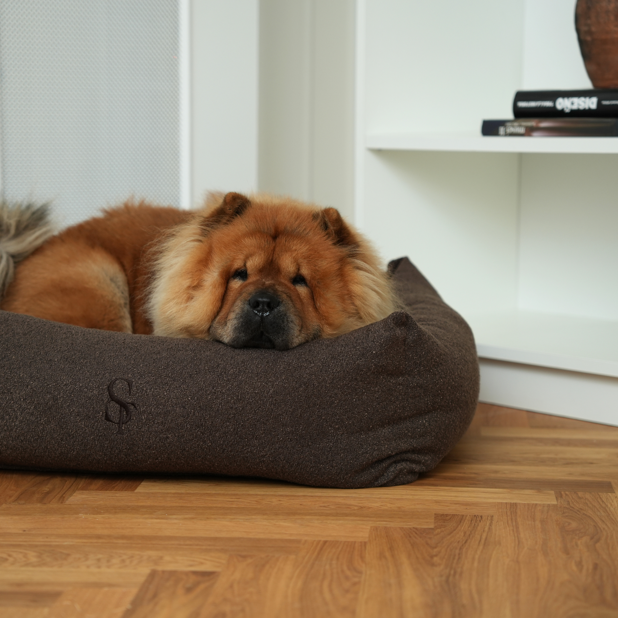 Staey – wholesale Pet bed – Dog – Vera Dog Bed | Chestnut Bouclé3